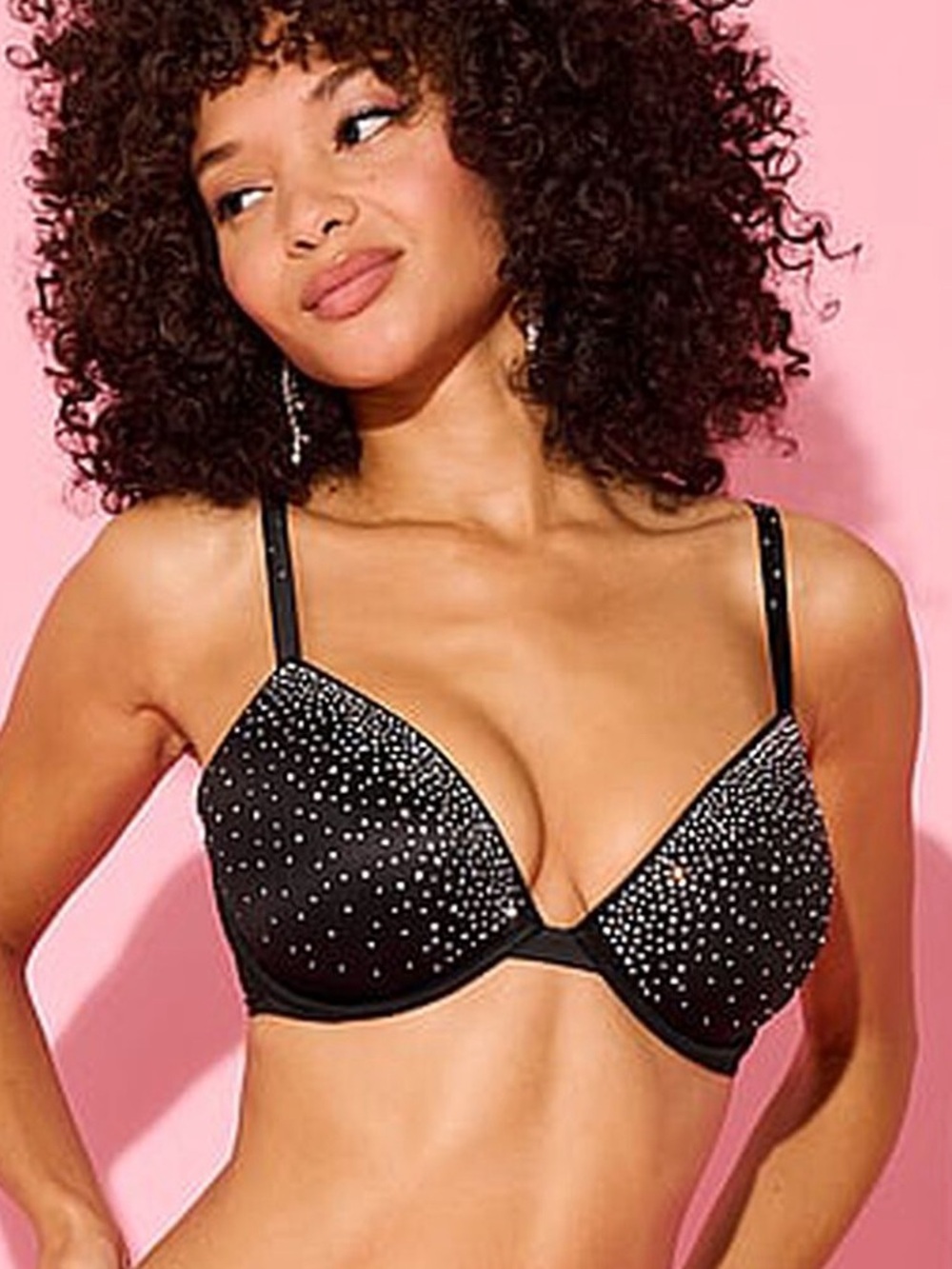 Victoria's Secret VERY SEXY
Sparkle Crystal Shine Strap Lightly Lined bra